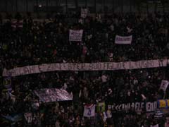 Striscione contro Galliani
