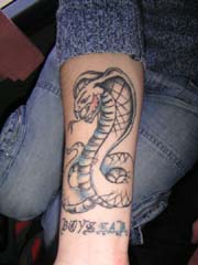 Il bellissimo tatuaggio!