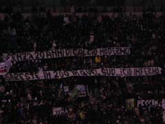 Striscione curva nord