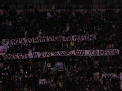 Striscione curva nord