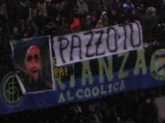 Striscione curva nord