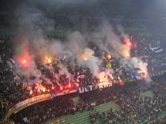 Spettacolo in curva nord!